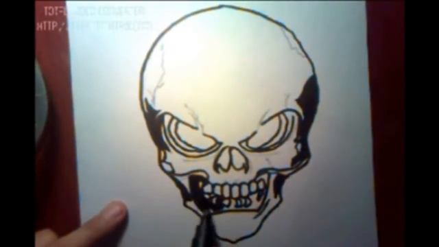 Граффити Рисуем черепок смотреть онлайн