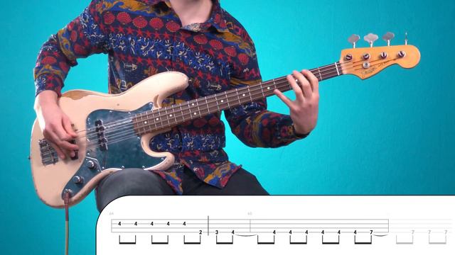 Green Day - Father Of All... | Bass Cover with Play Along Tabs смотреть онлайн