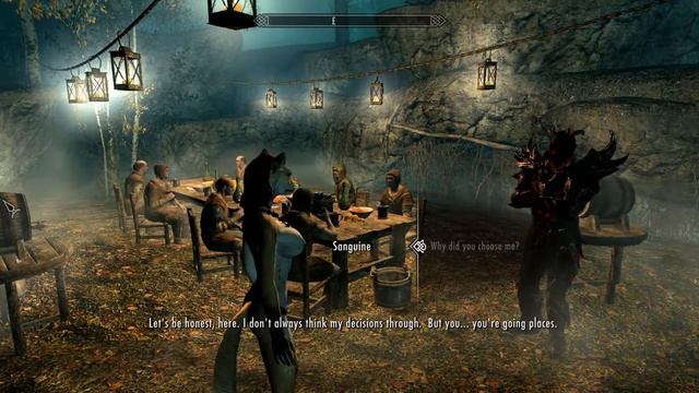 Meeting Sanguine in "The Elder Scrolls V: Skyrim" смотреть онлайн