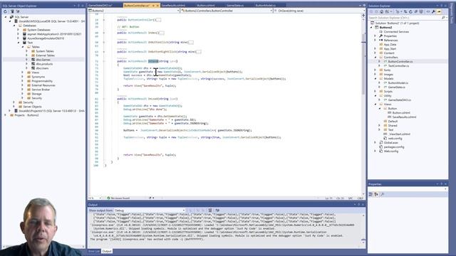Serialize objects to JSON and save to database in ASP.NET in C# part 1 смотреть онлайн