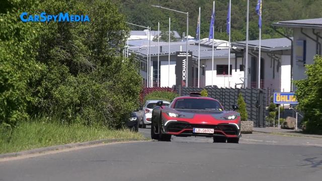 New Mercedes-AMG ONE Hypercar Prototype Spied Testing At The Nürburgring With Offroad Acceleration смотреть онлайн