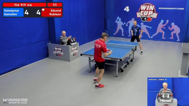 22:00 Самойлов Владимир 2-3 Рубцов Эдуард стол 4 ЮГ-5 31.05.22 смотреть онлайн