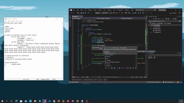 Data Types | String & Boolean | C# | Tagalog English - Programming with Sir Harvey смотреть онлайн