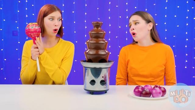 Шоколадное фондю Челлендж | Шоколадный Фонтан от Multi DO Challenge смотреть онлайн