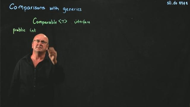 Java 2 ComparableGenerics смотреть онлайн