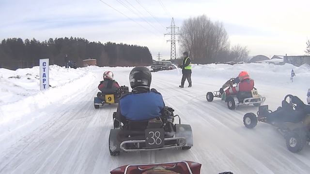 Зимняя гонка в Костроме 23.02.2019. Толстяк охраняет тыл пелетона смотреть онлайн
