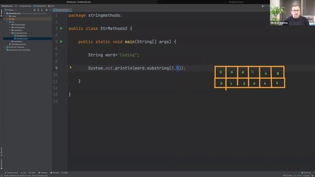 14. Java substring method смотреть онлайн