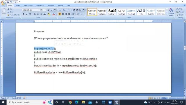 Java Switch Case Statement смотреть онлайн