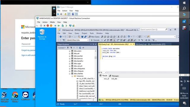 23 Curso básico de SQL con programación como crear tablas temporales y leerla con el ciclo While смотреть онлайн