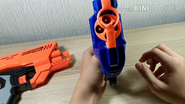 Quadrant VS Scout MK-2 (Квадрант против Скаута МК-2) [СРАВНЕНИЕ NERF] смотреть онлайн