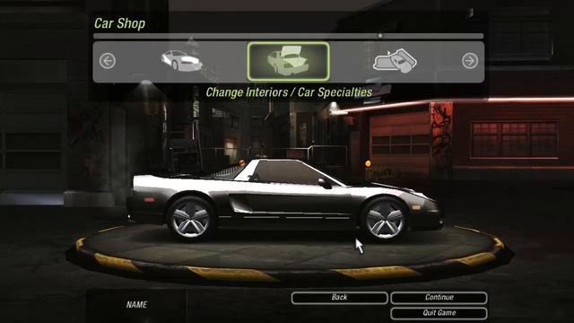 NFS UNDERGROUND 2 - Honda NSX (Acura) смотреть онлайн