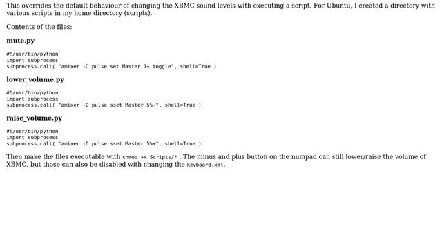 Ubuntu: How can I adjust system volume from within XBMC? (6 Solutions!!) смотреть онлайн