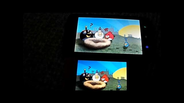 Angry Birds(full game) Android vs ipod touch 4 смотреть онлайн