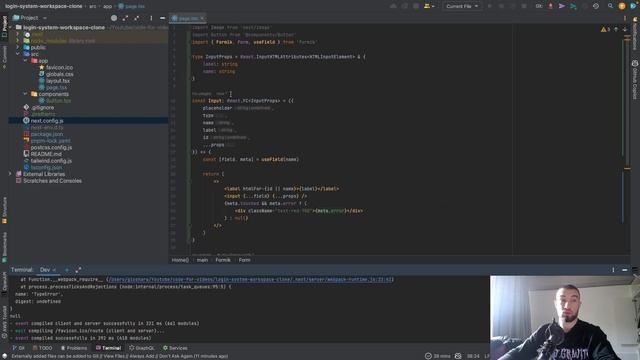 Building Login Page using Next.JS 13 and Formik смотреть онлайн