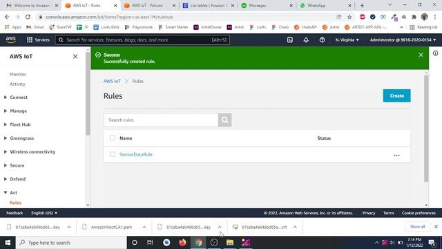 AWS IoT - Send data to dynamoDB using MQTT смотреть онлайн