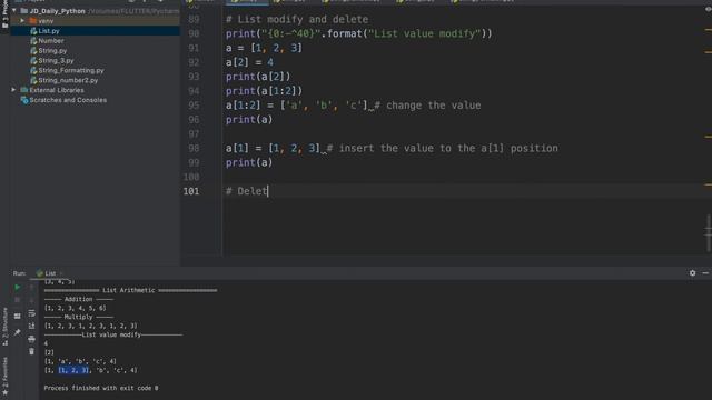 JD with Daily Python Practice ( List modify and delete) смотреть онлайн