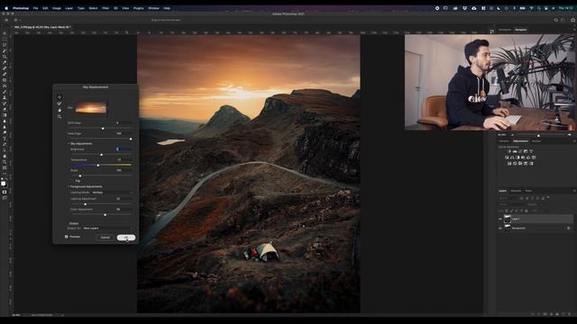AI Sky Replacement in Adobe Photoshop 2021 - Patheight смотреть онлайн