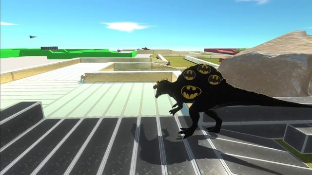 Escape from BATMAN SPINOSAURUS - Escape from Monster - Animal Revolt Battle Simulator смотреть онлайн
