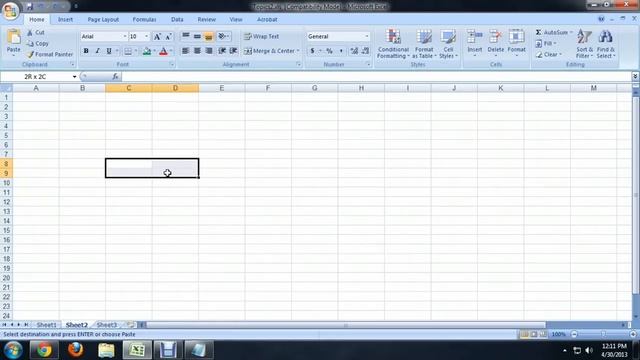 How to Enlarge an Individual Cell in Excel : Tech Niche смотреть онлайн