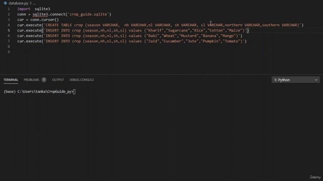 101 Project 99 Building Crop Guide Application with PyQt5, SQLite смотреть онлайн