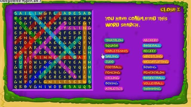 Sports Word Search Answers смотреть онлайн