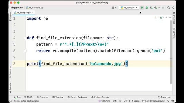 Extrayendo la extensión del nombre de archivo con expresiones regulares y Python смотреть онлайн