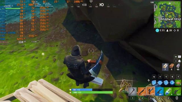 Тест Xeon x3440+nvidia 1060 Выс.Настройки FORTNITE смотреть онлайн