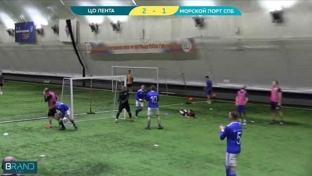 Brandliga. ЦО ЛЕНТА - Морской порт Санкт-Петербург 5:1 смотреть онлайн