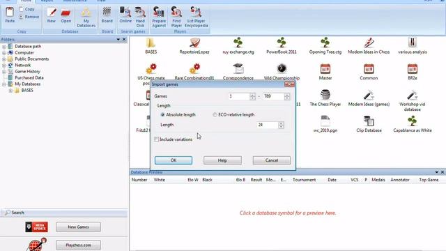 ChessBase 11 and Fritz12 -- how to create an opening tree based on a player's repertoire смотреть онлайн