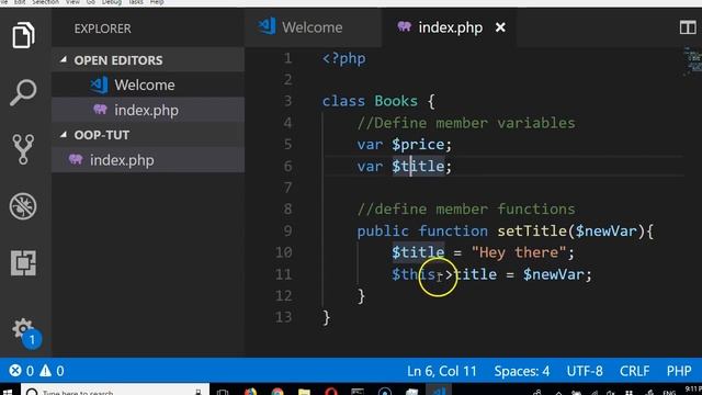 3. What is $this in object oriented programming in PHP смотреть онлайн