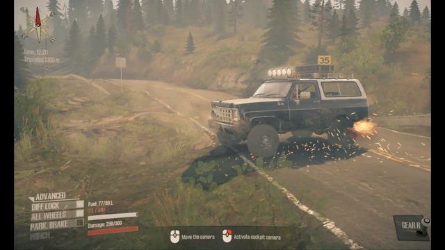 Cliff Drops #1 #spintires #SnowRunner смотреть онлайн