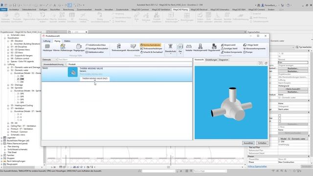 MagiCAD 2021 UR2 für Revit | Mischautomaten für Brauchwasseranlagen смотреть онлайн