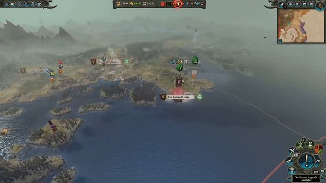 Прохождение Total War Warhammer 2 Dark Elf Campaign Hellebron [14] Gameplay Walkthrough смотреть онлайн