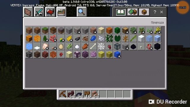 Играю в Minecraft бета версию 1.9. 0.0 обзор + ссылка в описании смотреть онлайн