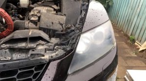 Mazda cx-7 Полировка фар
