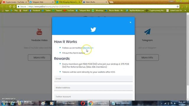 Airdrop PO8 3000, New Exchnage BUC 50 Token,Free Token Free ico coin New airdrop, Free BTC смотреть онлайн
