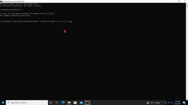 Robocopy Command For Copying Files| Robocopy Command In Windows | Copy Large Amount of Files Window