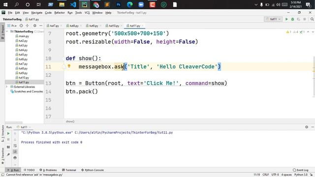 MessageBox popup with tkinter | Bangla tutorials | GUI programming смотреть онлайн