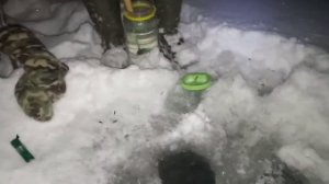 Ночные поставушки на щуку из шланга.