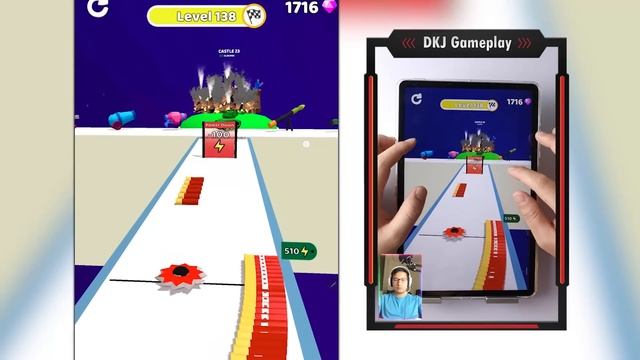 Satisfying Mobile Game - Slice it All , Run Rich 3D, Long Nails 3D, Layers Roll, Giant Rush... смотреть онлайн