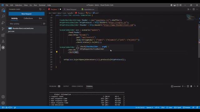 Validations in Gatling DSL | Check | Status Code | Response time | JSON Path | JMESPath смотреть онлайн