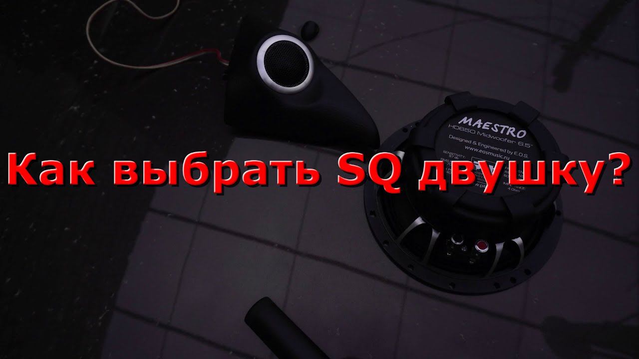 SQ ч.1. Выбор SQ двушки. EOS Maestro HD-650 + ESX Vision VE 6.2T смотреть онлайн