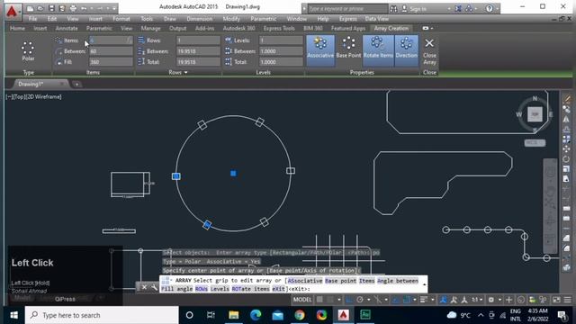 Modify Toolbar in AutoCAD/Modify Toolbar with detail Part-3/Class 22 смотреть онлайн