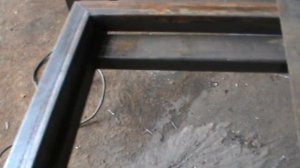 Как прихватывать диагонали рамки из профтрубы