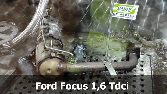 Ford Focus 1.6 Tdci - Partikelfilter Rens (dpf cleaning) смотреть онлайн