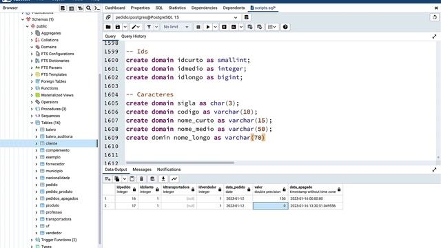 Criação de domínios no PostgreSQL смотреть онлайн