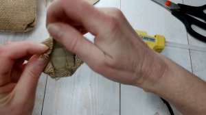 Мастер-класс. Домовенок из мешковины за час