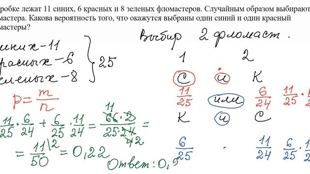 Математика ЕГЭ. Условная вероятность. Задания из открытого банка заданий ФИПИ. смотреть онлайн