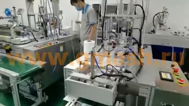 Двухпоточная автоматическая линия для производства медицинский масок 3 -5 слоев new смотреть онлайн