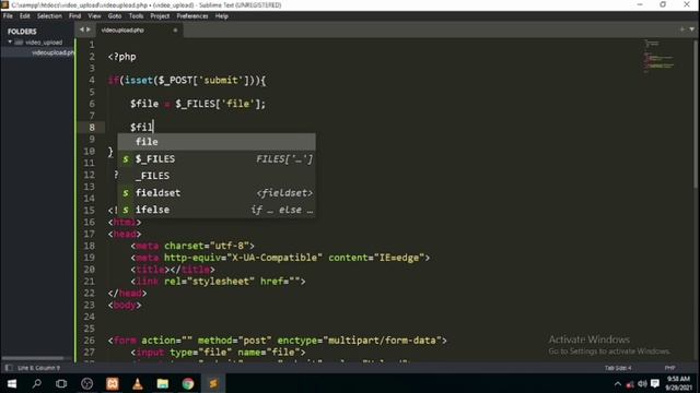 HOW TO UPLOAD VIDEO IN PHP смотреть онлайн